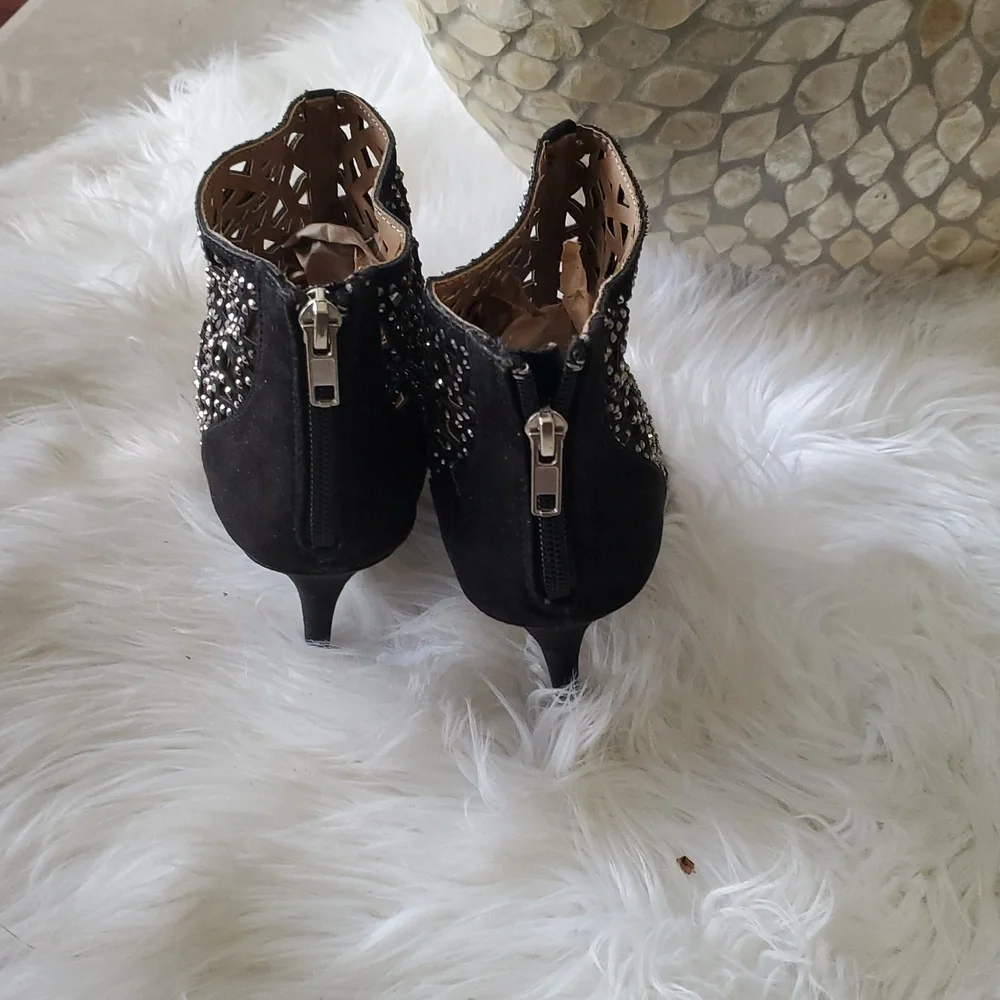Zigi soho black studded open toe bootie size 7.5 - Picture 8 of 17